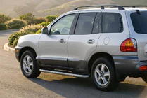 Hyundai Santa Fe 1 2000–2006 Sidosteg Tayga Grey (2 st, aluminium) foto 1