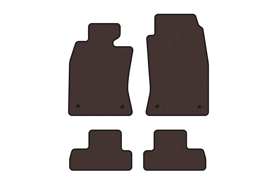 Mini Cooper R50/52/53 2000–2006 Gummimattor Carsuit (för R50, brun) Image