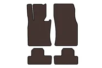 Mini Clubman R55/R56 2007–2014 Carsuit gummimattor för kupén (för R56, bruna) foto 1