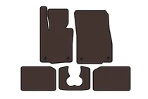 Mini Cooper F55/56/57 2014–2023 Gummimattor Carsuit (för S F55, 5-dörrars, bruna) foto 1