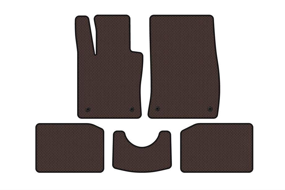 Mini Countryman R60 2010–2017 Gummimattor Carsuit (SD-utförande, bruna) Image