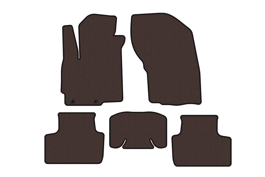 Mitsubishi ASX 2010–2023 Gummimattor Carsuit (2019-2023, brun) Image