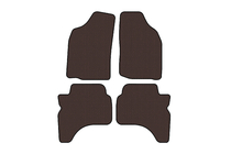 Mitsubishi L200 1996–2006 Gummimattor Carsuit (Brun) foto 1