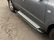 Hyundai Santa Fe 1 2000–2006 Sidosteg Rainbow (2 st, aluminium) foto 1