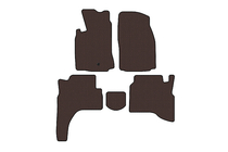 Mitsubishi Pajero Sport 1996–2007 Gummimattor Carsuit (Brun) foto 1