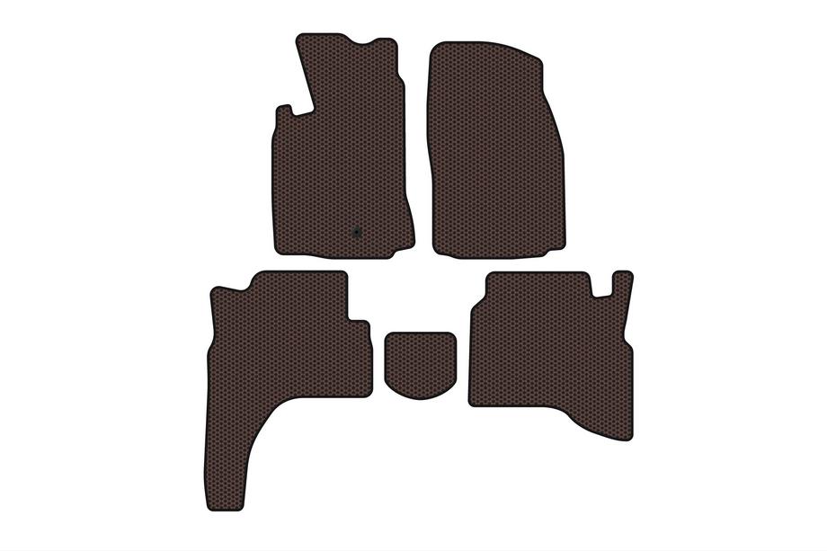 Mitsubishi Pajero Sport 1996–2007 Gummimattor Carsuit (Brun) Image