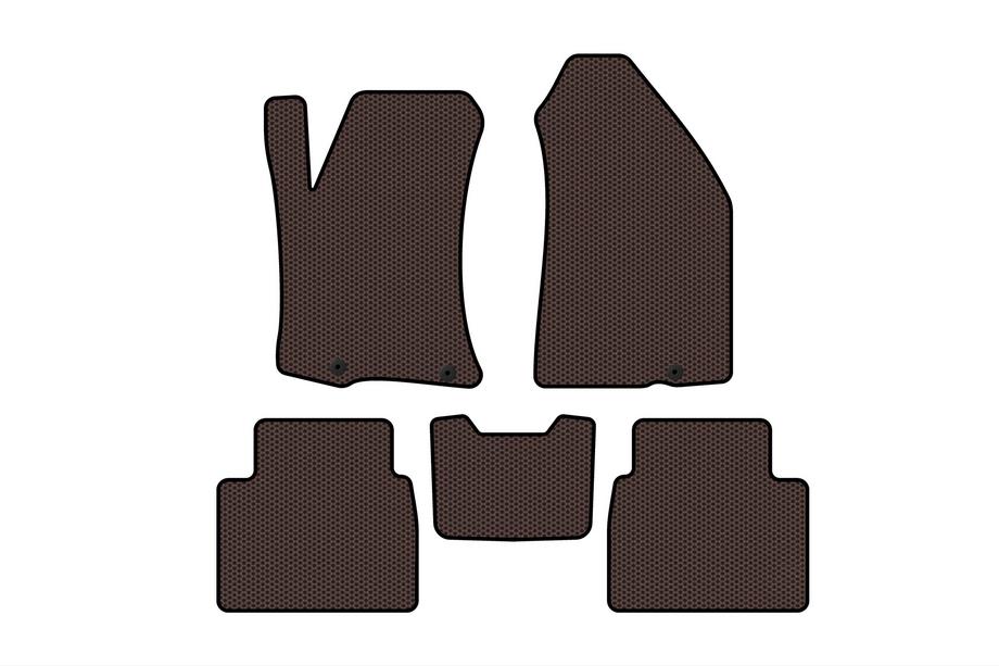 Nissan Altima 2012–2018 Gummimattor Carsuit (SD, brun) Image