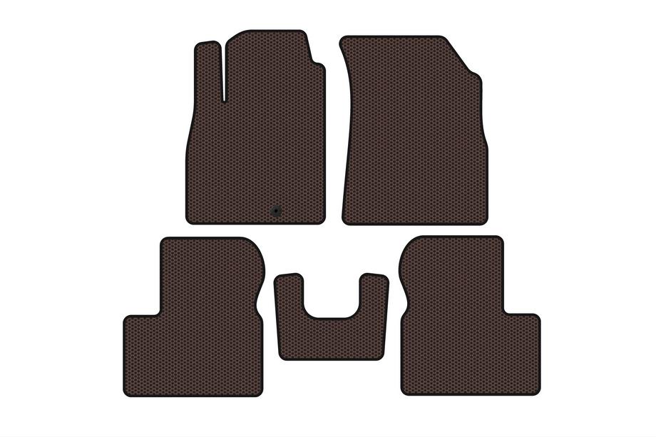 Nissan Micra K13 2011–2016 Gummimattor Carsuit (Brun) Image
