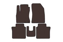 Nissan Note 2012–2020 Gummimattor Carsuit (HB, brun) foto 1