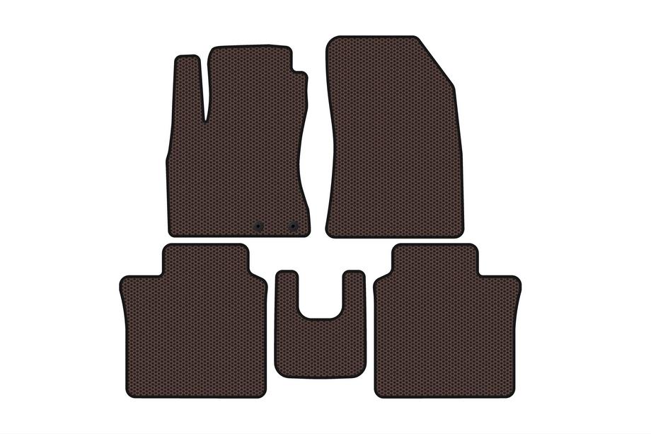 Nissan Note 2012–2020 Gummimattor Carsuit (HB, brun) Image