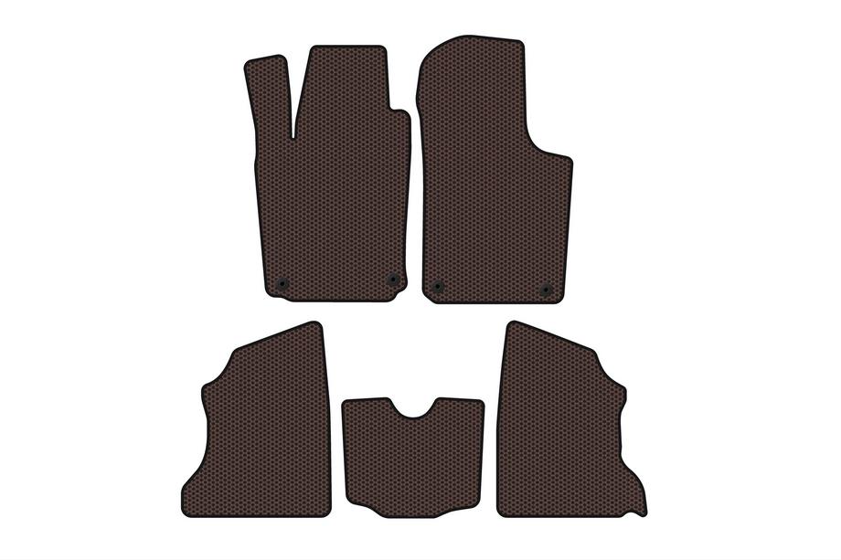 Opel Combo 2002–2012 Gummimattor Carsuit (Brun) Image