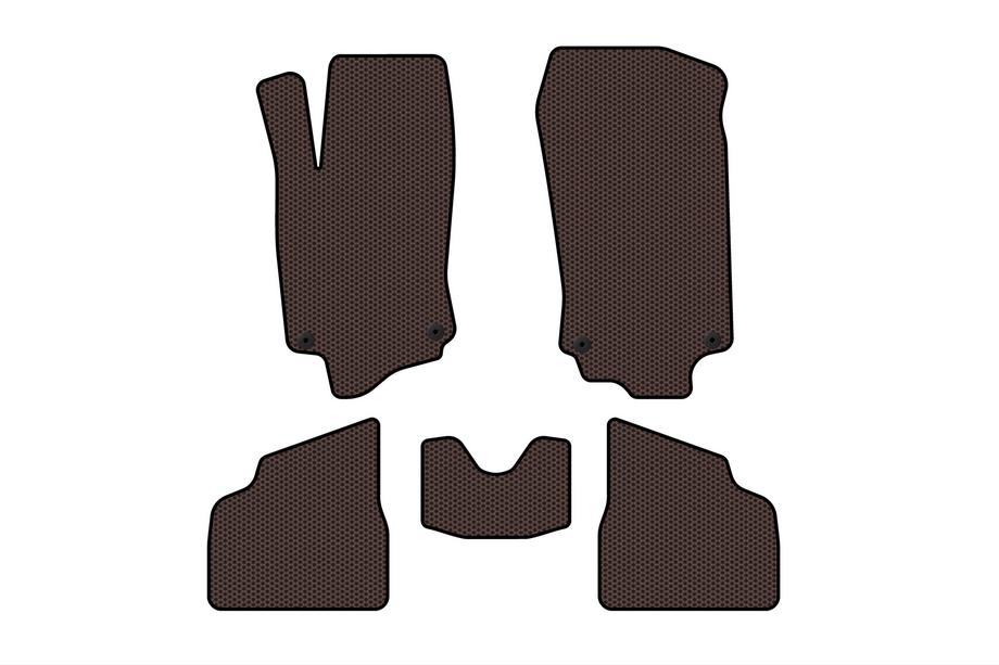 Opel Corsa C 2000–2006 Gummimattor Carsuit (Brun) Image