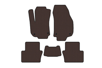 Opel Zafira B 2005–2011 Carsuit gummimattor till kupén (2 rader, brun) foto 1