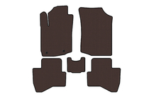Peugeot 108 2014–2021 Gummimattor Carsuit (HB, brun) foto 1