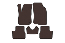 Peugeot 2008 2013–2019 Gummimattor Carsuit (Brun) foto 1