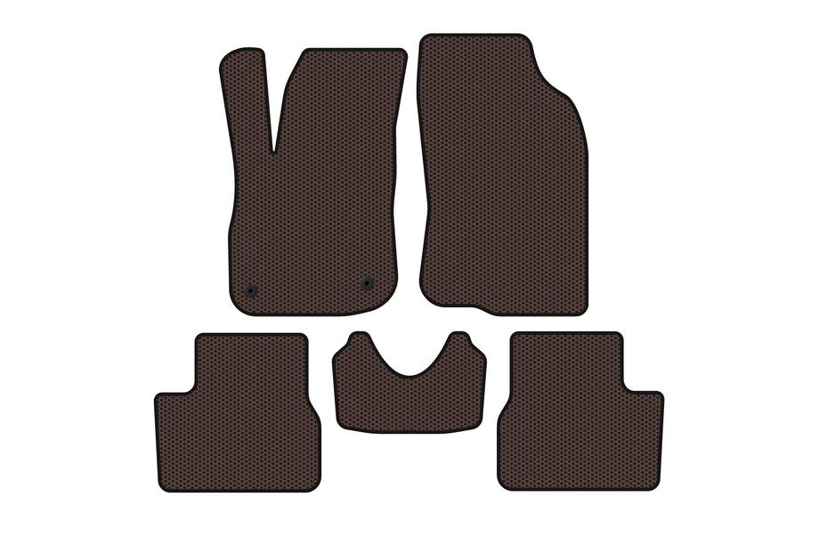 Peugeot 2008 2013–2019 Gummimattor Carsuit (Brun) Image