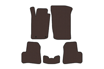 Peugeot 206 1998–2024 Gummimattor Carsuit (1998-2009, Brun) foto 1