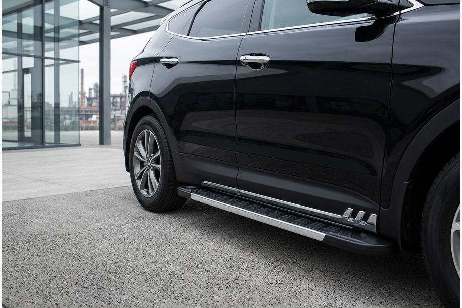 Hyundai Santa Fe 3 2012–2018 Sidosteg RedLine V1 (2 st, aluminium) Image