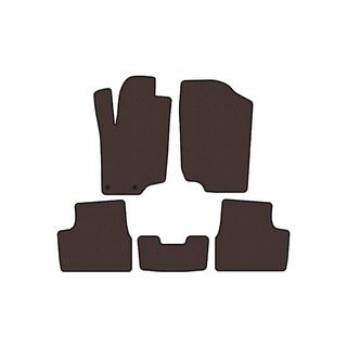 Gummimattor Carsuit (HB, 5-dörrars, brun) Peugeot 207 2006–2014 foto 1