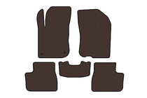 Peugeot 208 2012–2019 Gummimattor Carsuit (Brun) foto 1