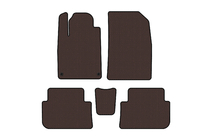 Peugeot 407 2004–2011 Gummimattor Carsuit (SD, brun) foto 1