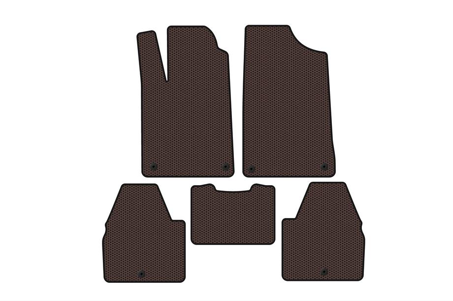 Peugeot 607 1999–2010 Gummimattor Carsuit (SD, brun) Image