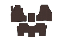 Peugeot 807 2002–2014 Gummimattor Carsuit (Brun) foto 1