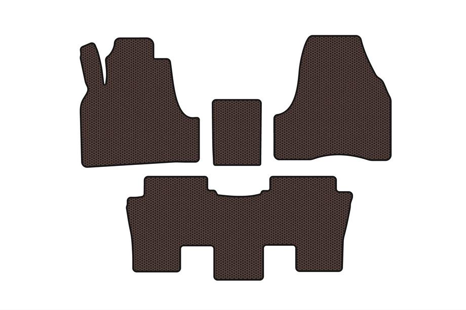 Peugeot 807 2002–2014 Gummimattor Carsuit (Brun) Image