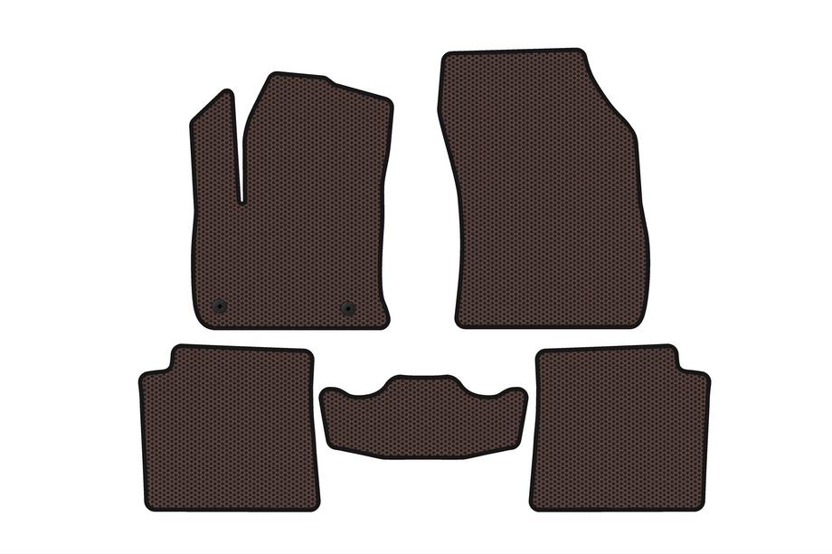 Peugeot 2008 2019– Gummimattor till kupén Carsuit V1 (Electro, brun) Image