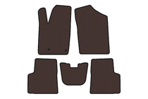 Peugeot Partner 1996–2008 Gummimattor Carsuit (Brun) foto 1
