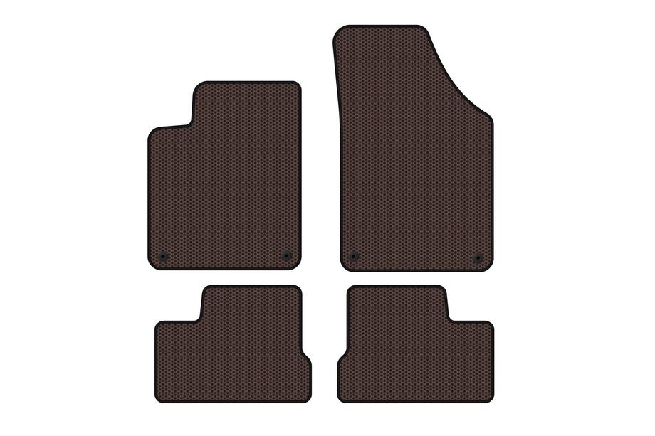 Peugeot RCZ 2010–2015 Gummimattor Carsuit (Brun) Image