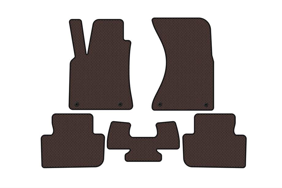 Porsche Macan 2014–2024 Gummimattor Carsuit (2014-2018, brun) Image
