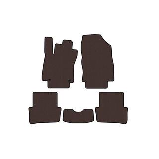 Gummimattor Carsuit (2012-2016, HB, 5-dörrars, brun) Renault Clio IV 2012–2019 foto 1