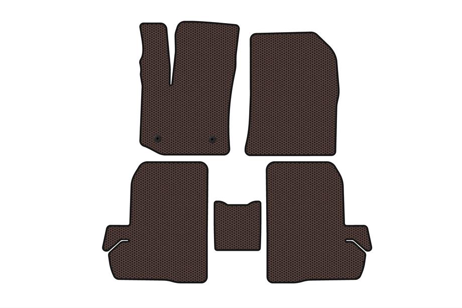 Renault Dokker 2013–2022 Gummimattor Carsuit (Brun) Image
