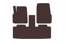 Renault Espace 2002–2014 Carsuit gummimattor till kupén (2 rader, 7-sits, brun) foto 1