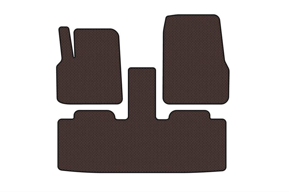 Renault Espace 2002–2014 Carsuit gummimattor till kupén (2 rader, 7-sits, brun) Image