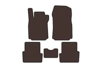 Renault Modus 2005–2012 Gummimattor Carsuit (Brun) foto 1
