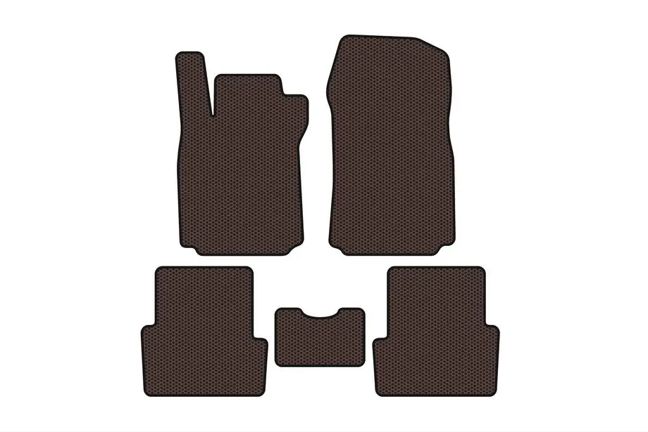 Renault Modus 2005–2012 Gummimattor Carsuit (Brun) Image