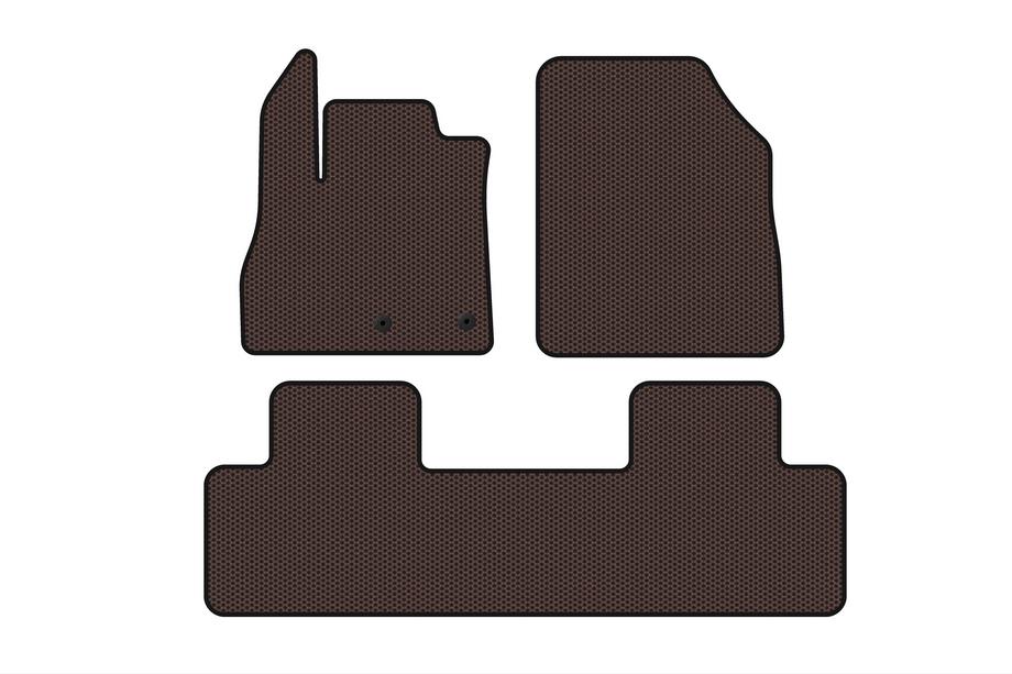 Renault Scenic/Grand 2016–2025 Gummimattor Carsuit (5-sits, brun) Image
