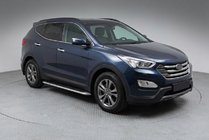 Hyundai Santa Fe 3 2012–2018 Sidosteg Maydos V1 (2 st, aluminium ↗ rostfritt stål) foto 1