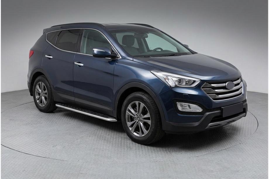 Hyundai Santa Fe 3 2012–2018 Sidosteg Maydos V1 (2 st, aluminium ↗ rostfritt stål) Image