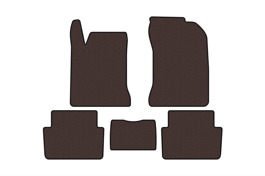 Renault Laguna 2001–2007 Gummimattor Carsuit (SW, brun) Image