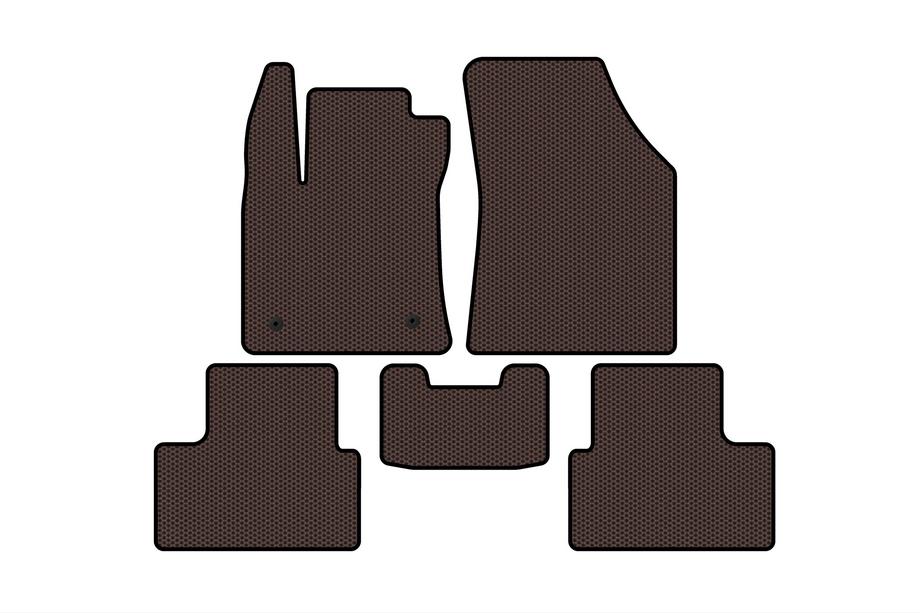 Renault Megane IV 2016–2025 Gummimattor Carsuit (SD, brun) Image