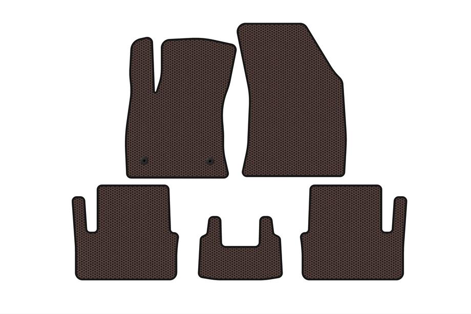 Renault Megane IV 2016–2025 Gummimattor Carsuit (HB, brun) Image