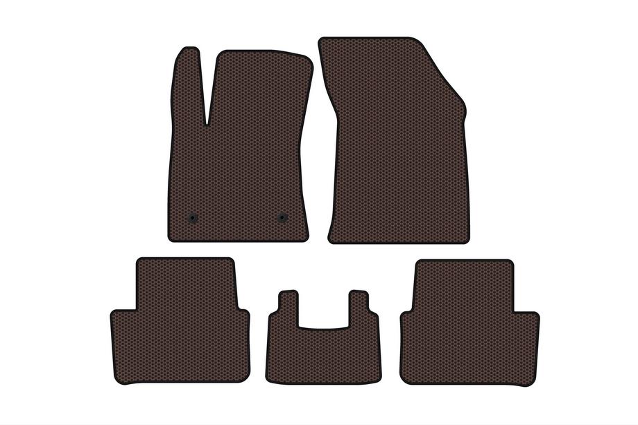Renault Megane IV 2016–2025 Gummimattor Carsuit (2016-2020, SW, brun) Foto 1