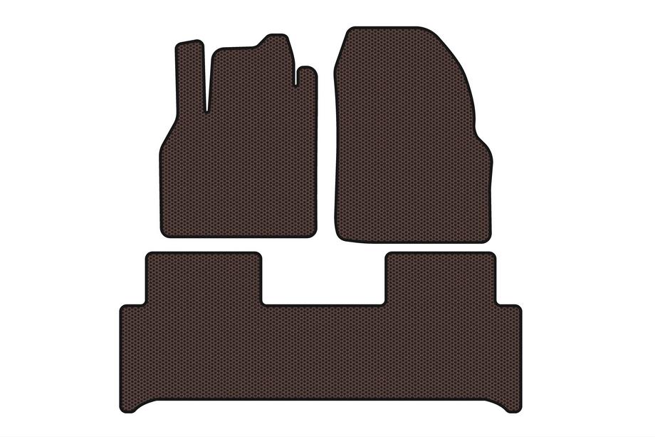 Renault Scenic/Grand 2003–2009 Gummimattor Carsuit (Brun) Image