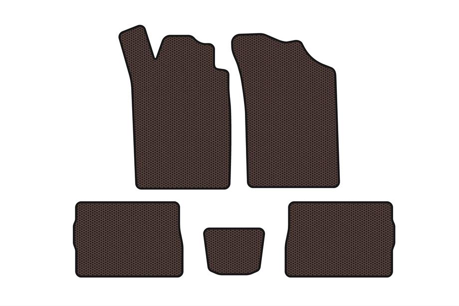 Renault Symbol 1999–2008 Gummimattor Carsuit (SD, brun) Image