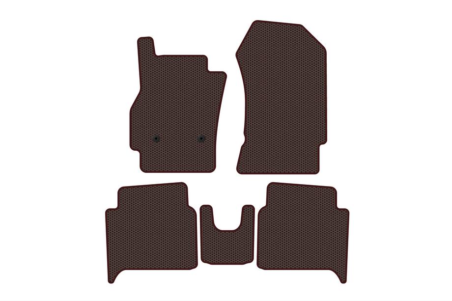 Renault Zoe 2012–2019 Gummimattor Carsuit (HB, brun) Image