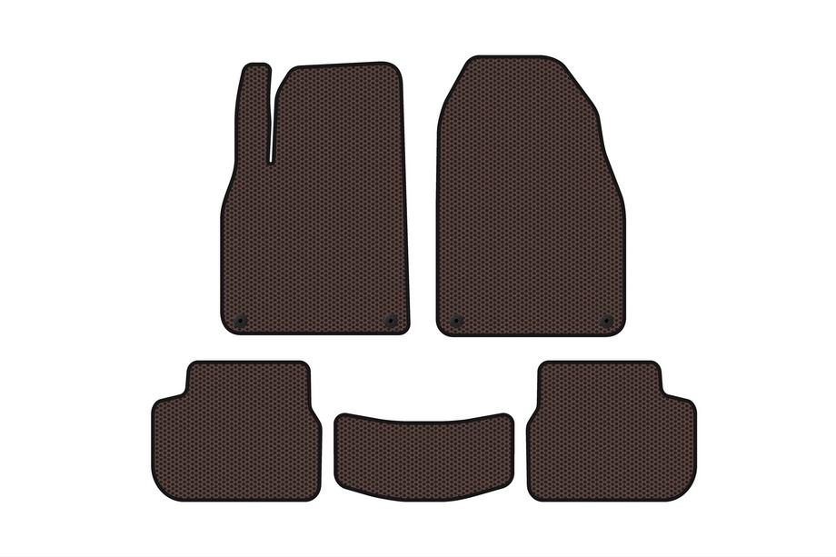 Saab 9-3 2002–2014 Gummimattor Carsuit (Brun) Image