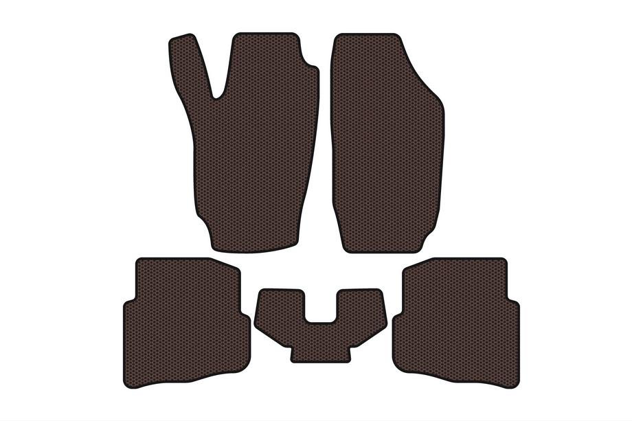 Seat Ibiza 2002–2009 Gummimattor Carsuit (Brun) Image